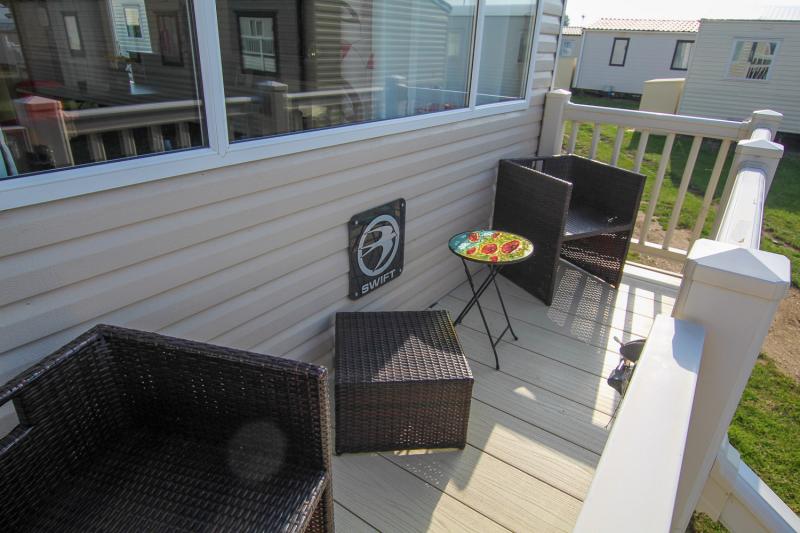 Swift Soleil 2014 static caravan at Haven's Kent Coast, Allhallows