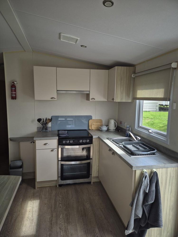 Regal Tempo 2016 static caravan sited on Beverley Bay in Paignton, Devon