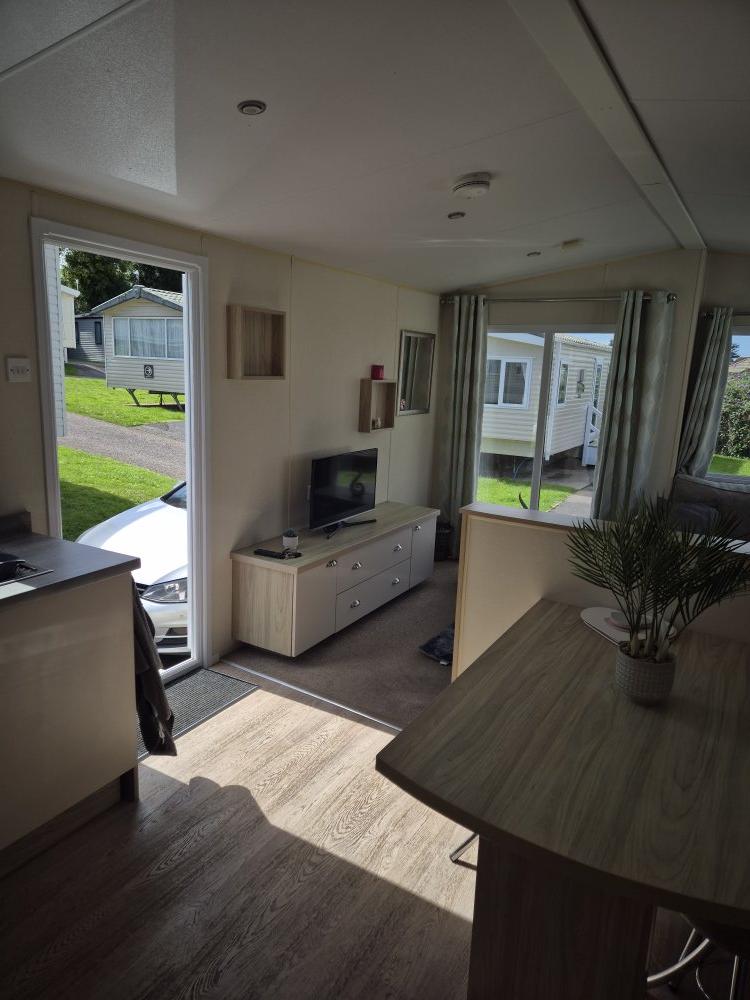 Regal Tempo 2016 static caravan sited on Beverley Bay in Paignton, Devon