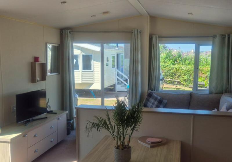 Regal Tempo 2016 static caravan sited on Beverley Bay in Paignton, Devon