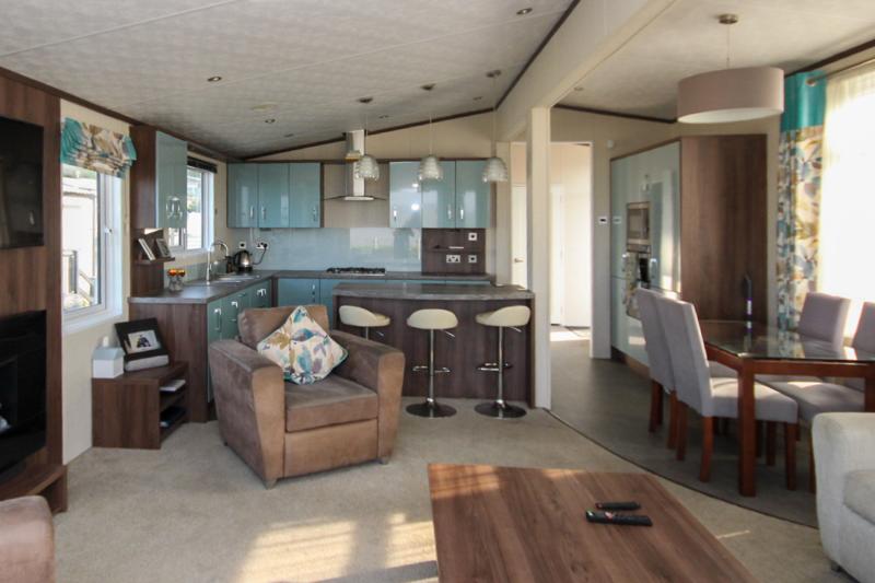 Pemberton Arrondale Lodge 2018 sited at Haven's Kent Coast Holiday Park, Allhallows