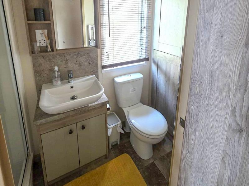 ABI Beaumont 2018 luxury caravan sited at Reighton Sands, near Filey in North Yorkshire