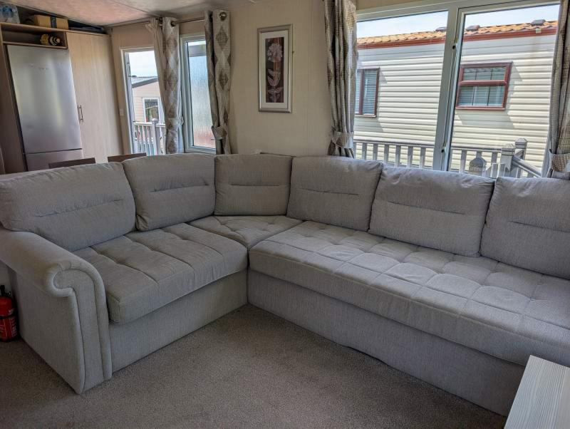 Victory Torino 2016 static caravan sited on Middleton Holiday Park, nr Morecambe in Lancashire