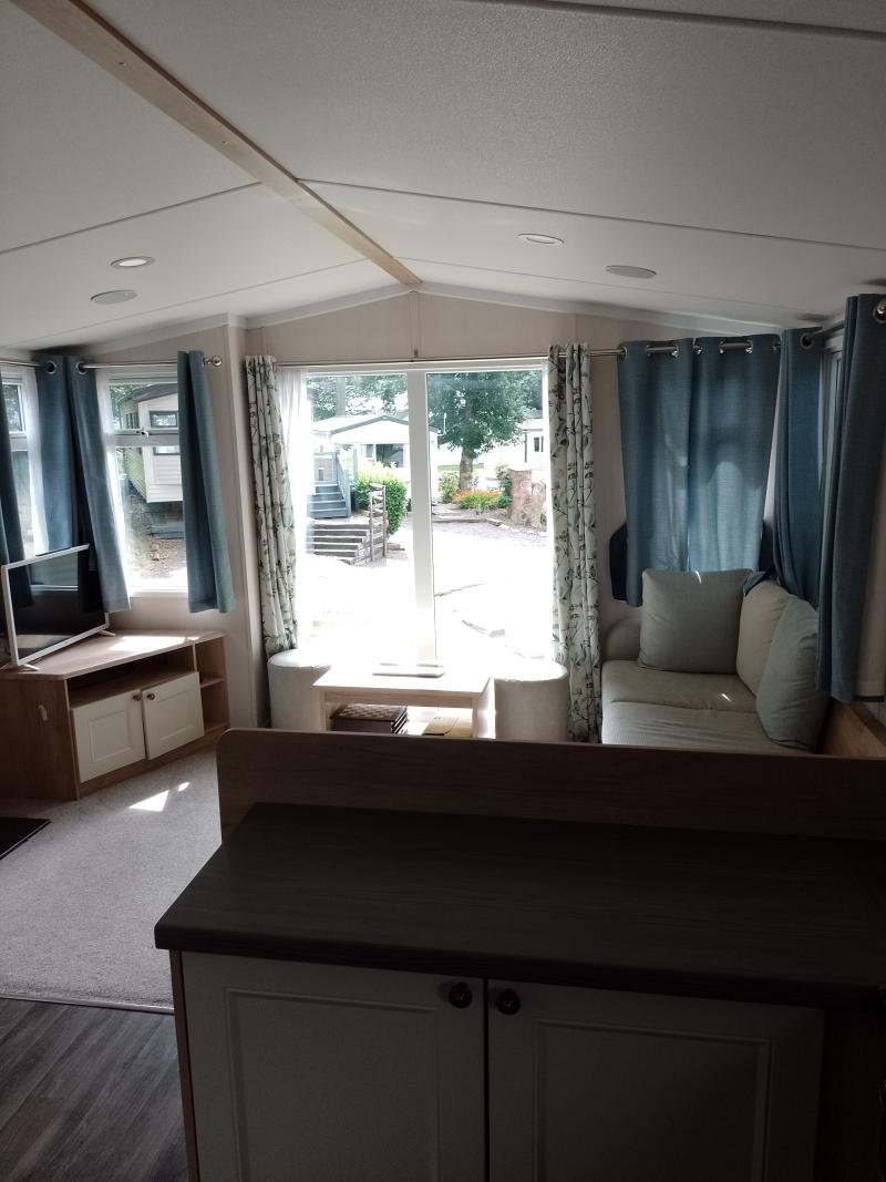 Swift Burgundy 2020 static caravan for sale sited in Brynteg, Caenarfon, North Wales