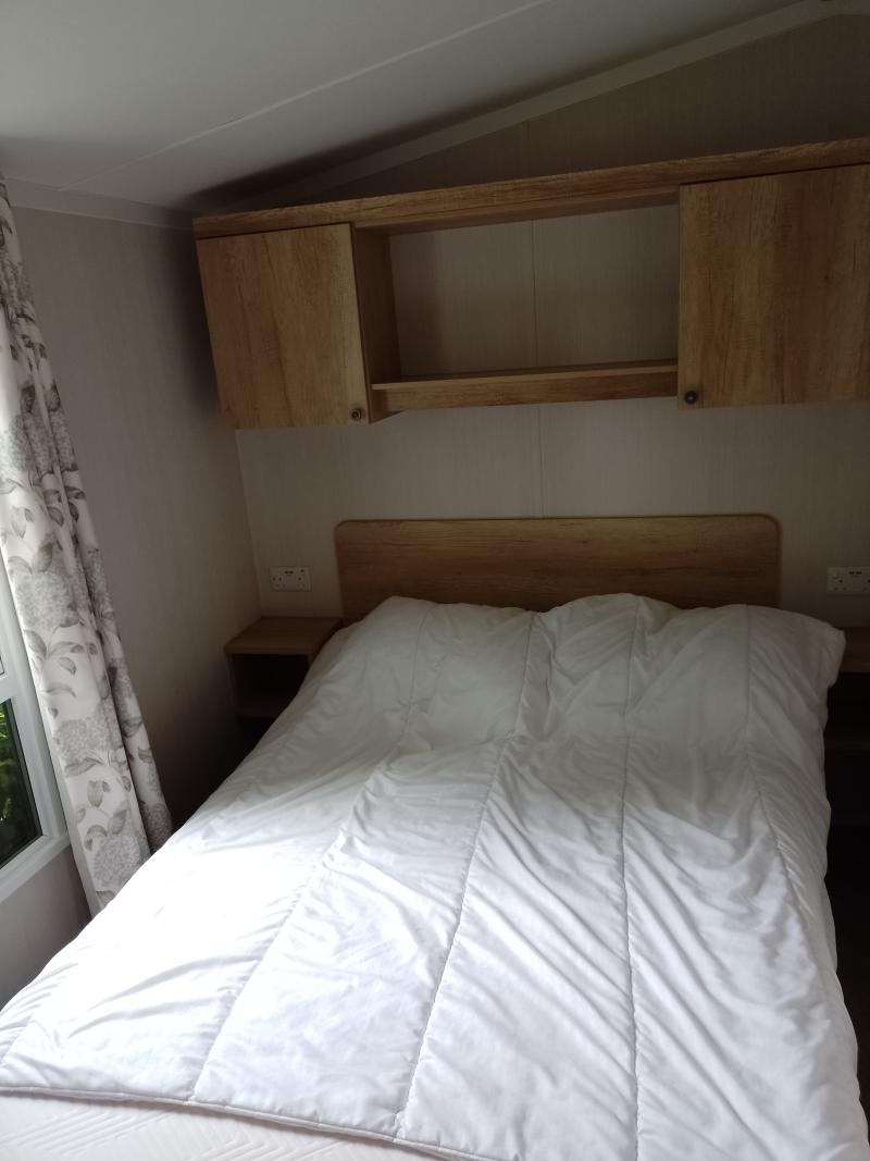 Swift Burgundy 2020 static caravan for sale sited in Brynteg, Caenarfon, North Wales