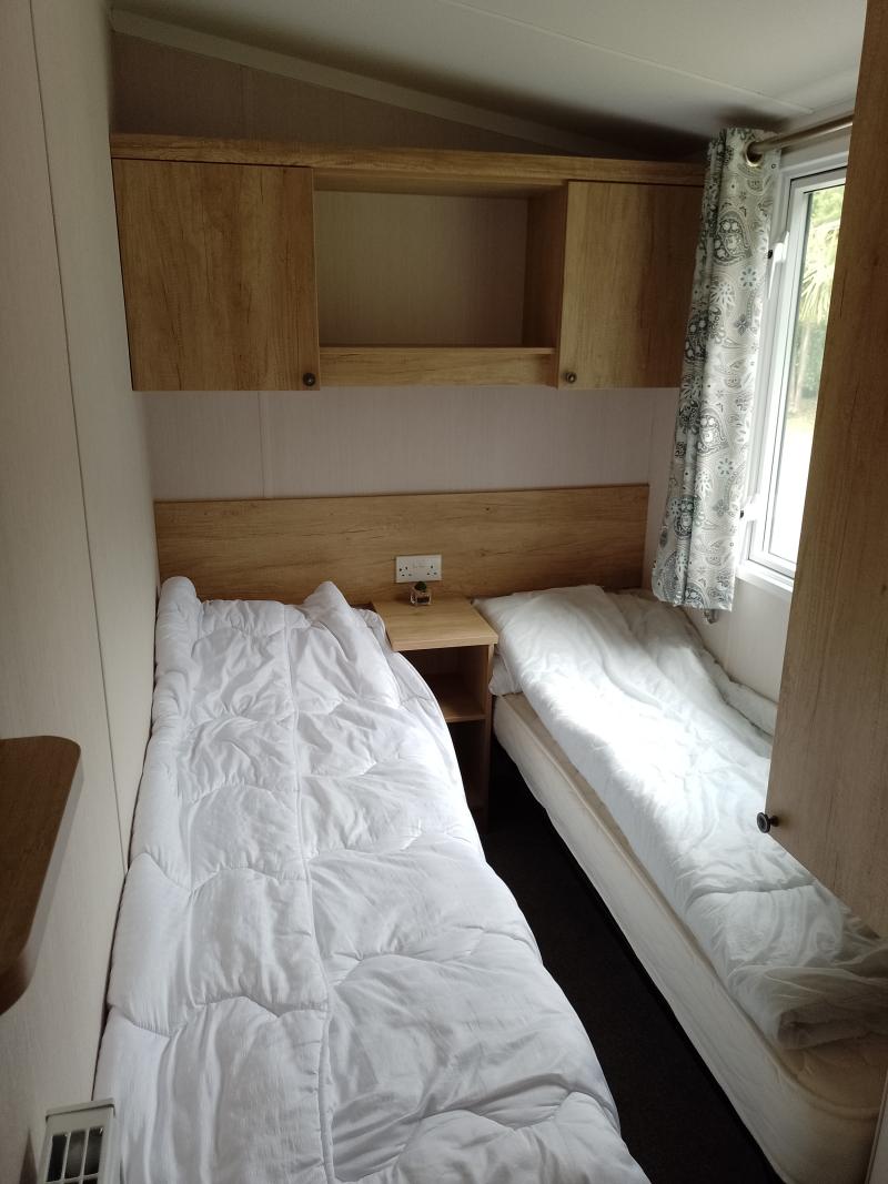 Swift Burgundy 2020 static caravan for sale sited in Brynteg, Caenarfon, North Wales