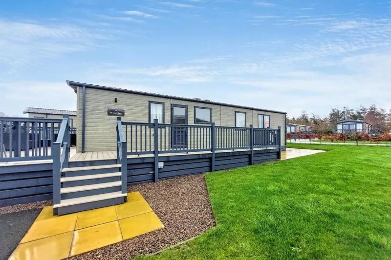 ABI St Cuthbert 2023 static caravan sited at Barmoor Castle, nr Berwick, Northumberland