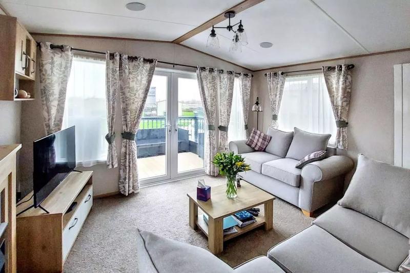 ABI St Cuthbert 2023 static caravan sited at Barmoor Castle, nr Berwick, Northumberland