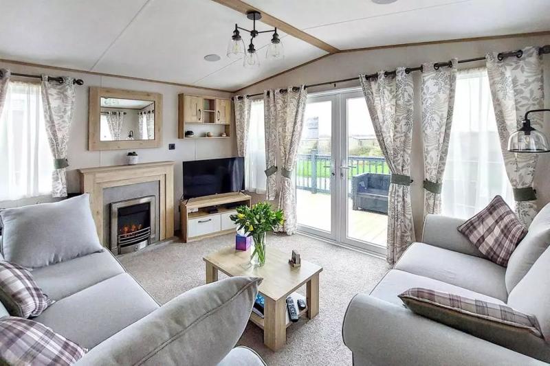 ABI St Cuthbert 2023 static caravan sited at Barmoor Castle, nr Berwick, Northumberland