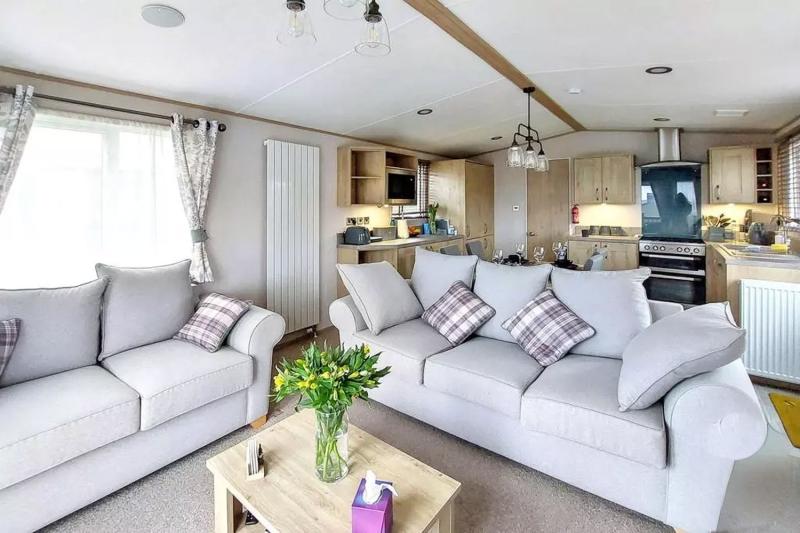 ABI St Cuthbert 2023 static caravan sited at Barmoor Castle, nr Berwick, Northumberland
