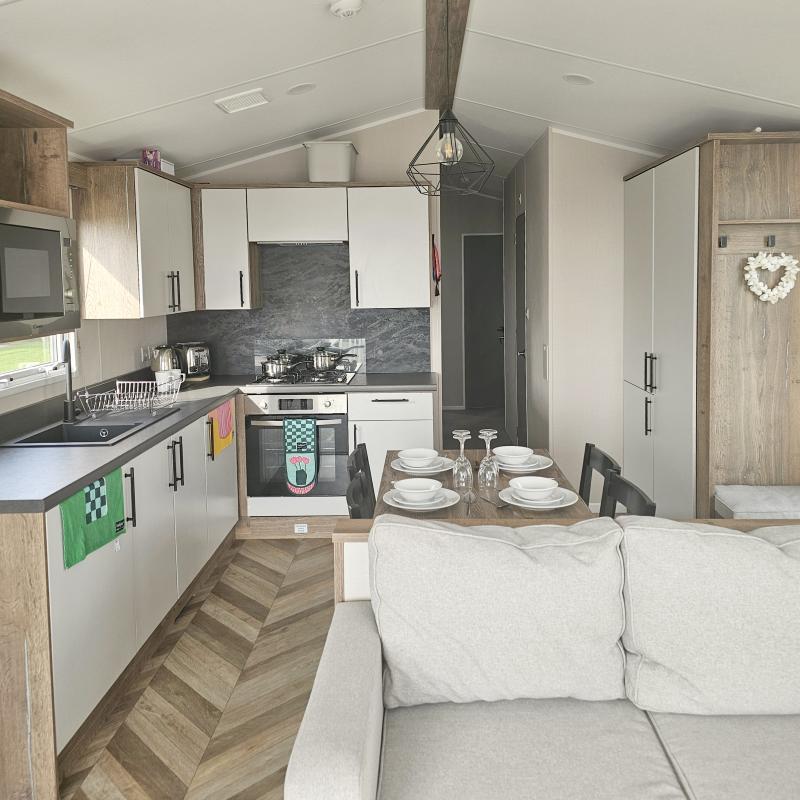 Atlas Sahara 2024 caravan sited at Haven Devon Cliffs, Exmouth