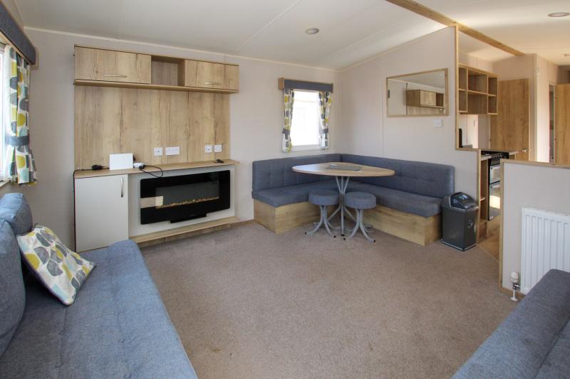 ABI Arizona 2022 static caravan on a premium pitch at New Beach, Dymchurch, Kent