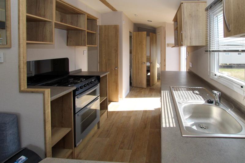 ABI Arizona 2022 static caravan on a premium pitch at New Beach, Dymchurch, Kent