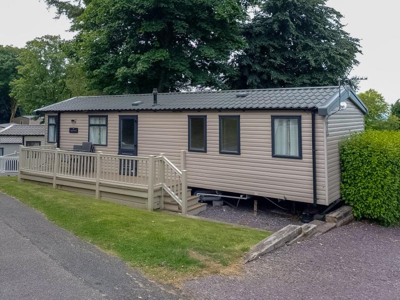 Swift Burgundy 2020 static caravan for sale sited in Brynteg, Caenarfon, North Wales