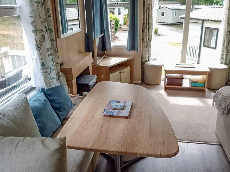 Swift Burgundy 2020 static caravan for sale sited in Brynteg, Caenarfon, North Wales