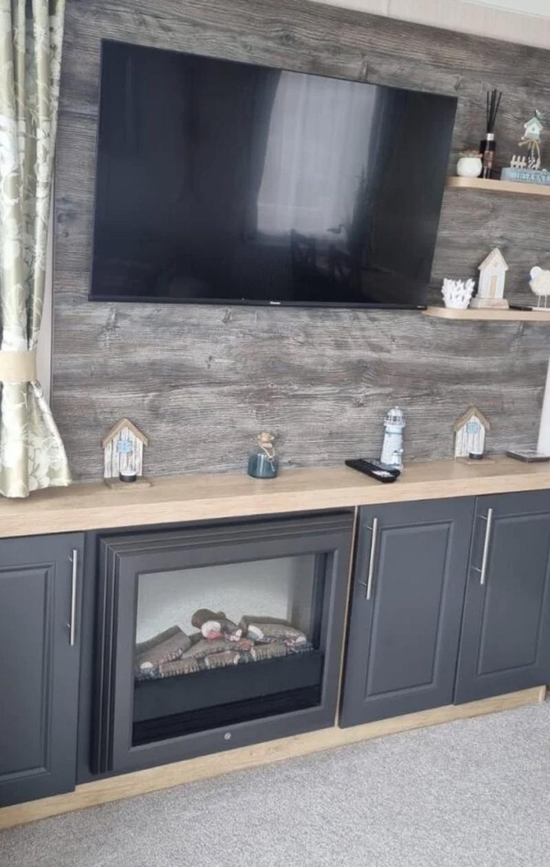 Swift Bordeaux 2022 static caravan for sale sited at Reighton Sands, nr Filey, East Yorkshire