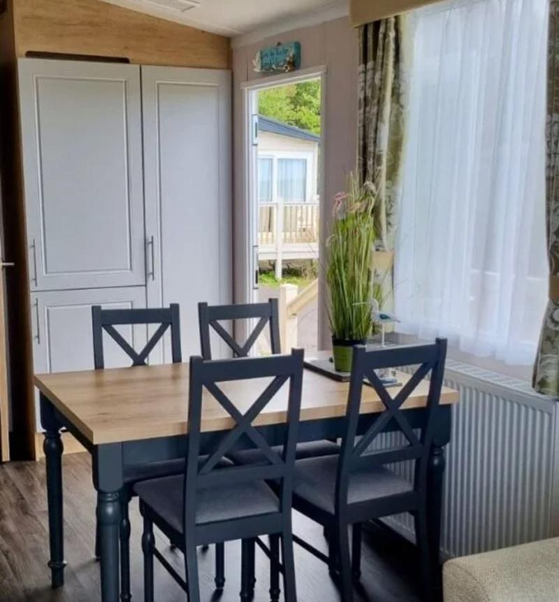 Swift Bordeaux 2022 static caravan for sale sited at Reighton Sands, nr Filey, East Yorkshire
