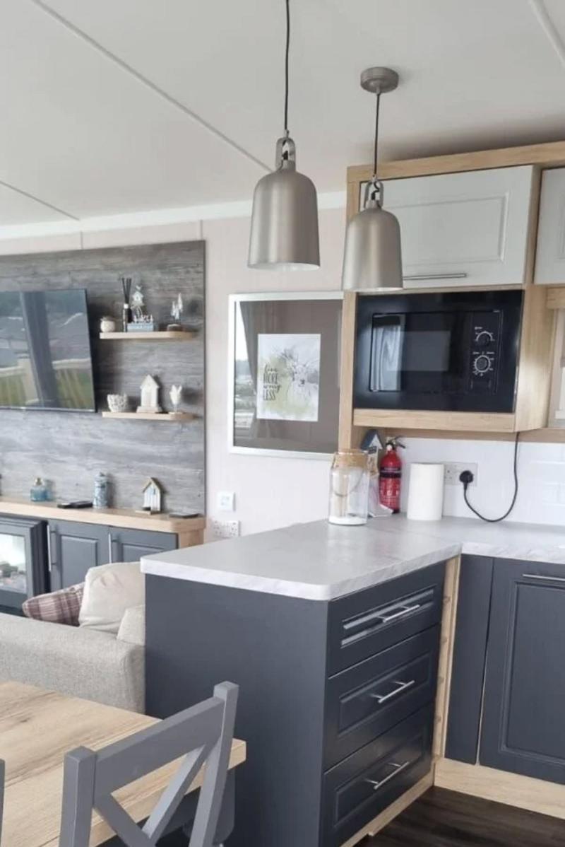Swift Bordeaux 2022 static caravan for sale sited at Reighton Sands, nr Filey, East Yorkshire