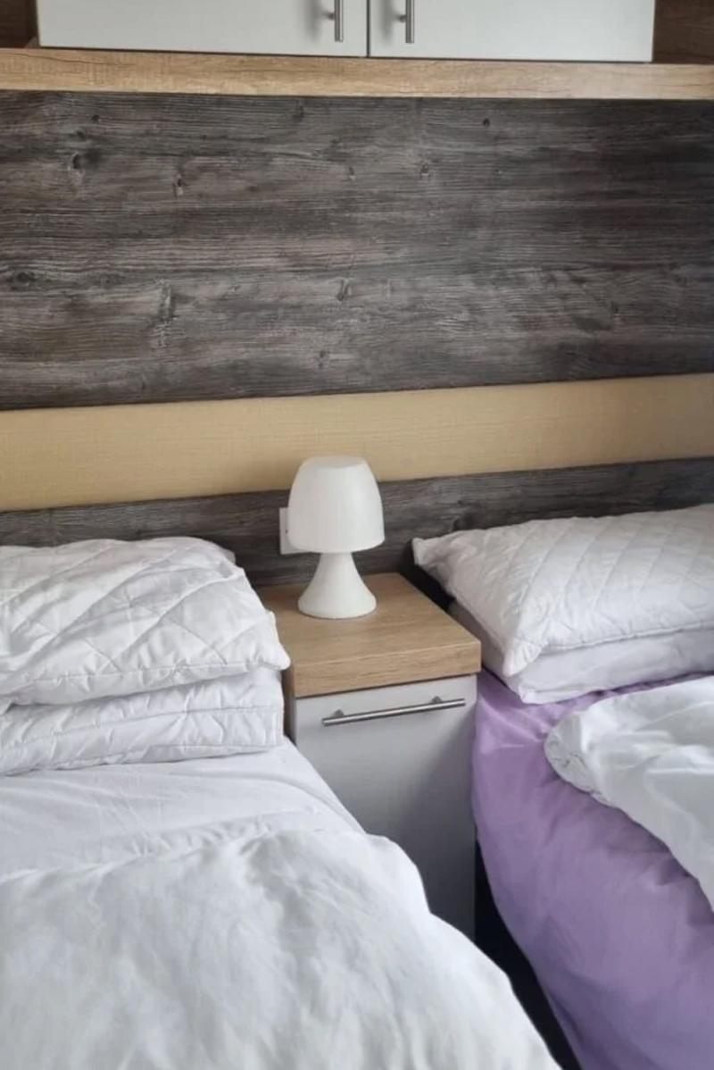Swift Bordeaux 2022 static caravan for sale sited at Reighton Sands, nr Filey, East Yorkshire